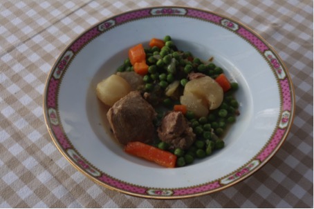 Sauté de veau, légumes de printemps…