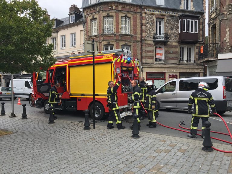 Un incendie vite maîtrisé rue de la République à Honfleur