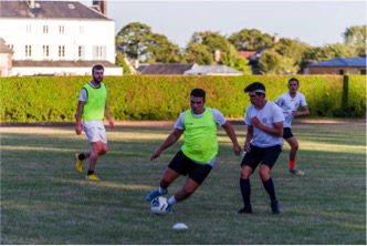 Football: Reprise en douceur de l’entrainement au C.S.Honfleur.