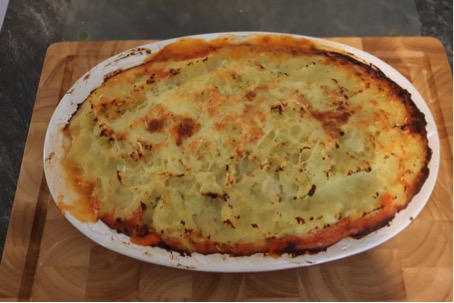 Gratin de chou-fleur à ma façon.