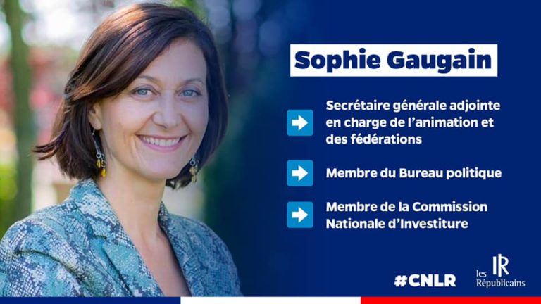 Sophie Gaugain nommée présidente par intérim de la fédération » Les Républicains du Calvados »