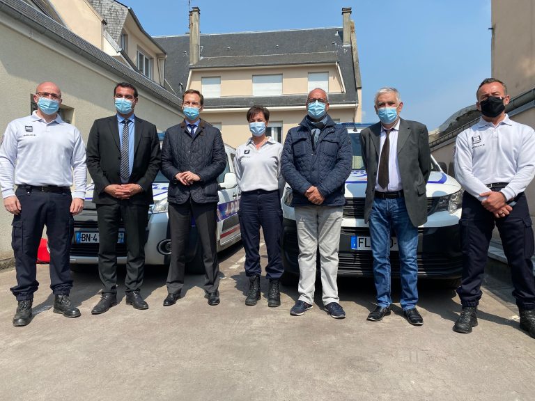 Christophe Blanchet rencontre les forces de l’ordre à Honfleur