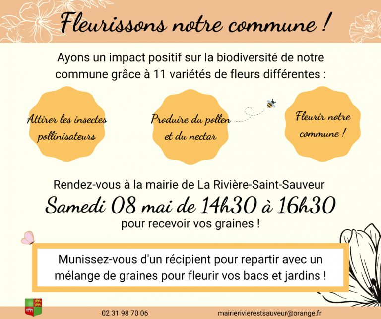 Distribution de graines pour le jardin…