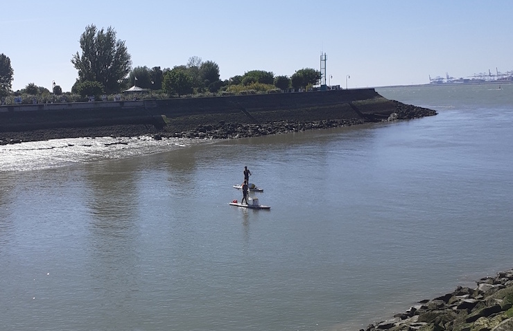 Une semaine pour descendre la Seine en paddle