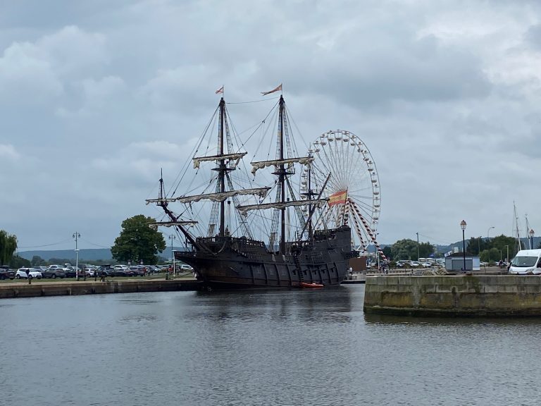 le « Galeon Andalucia » est à Honfleur