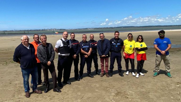 Inauguration de la plage du Butin à Honfleur