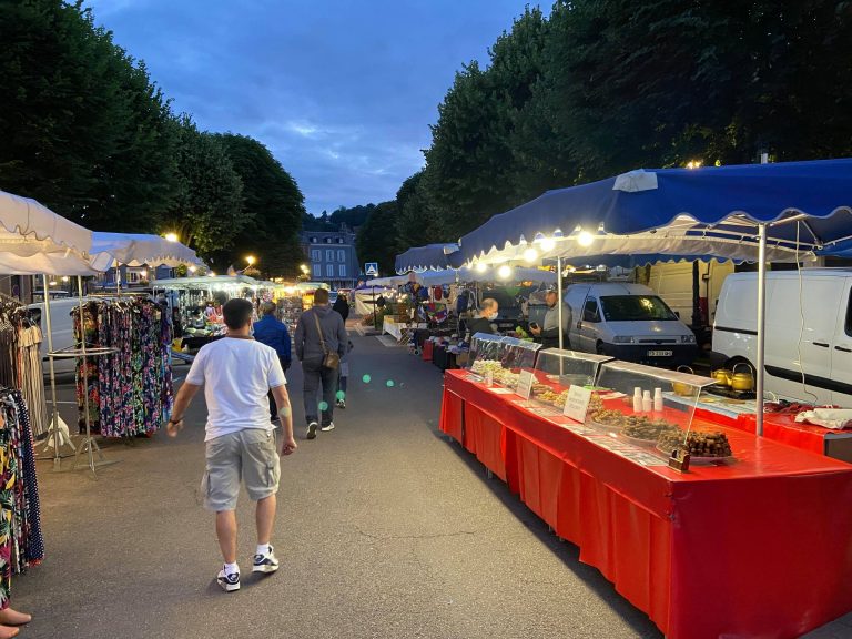 Le marché nocturne annulé pour le mois d’août 2021….