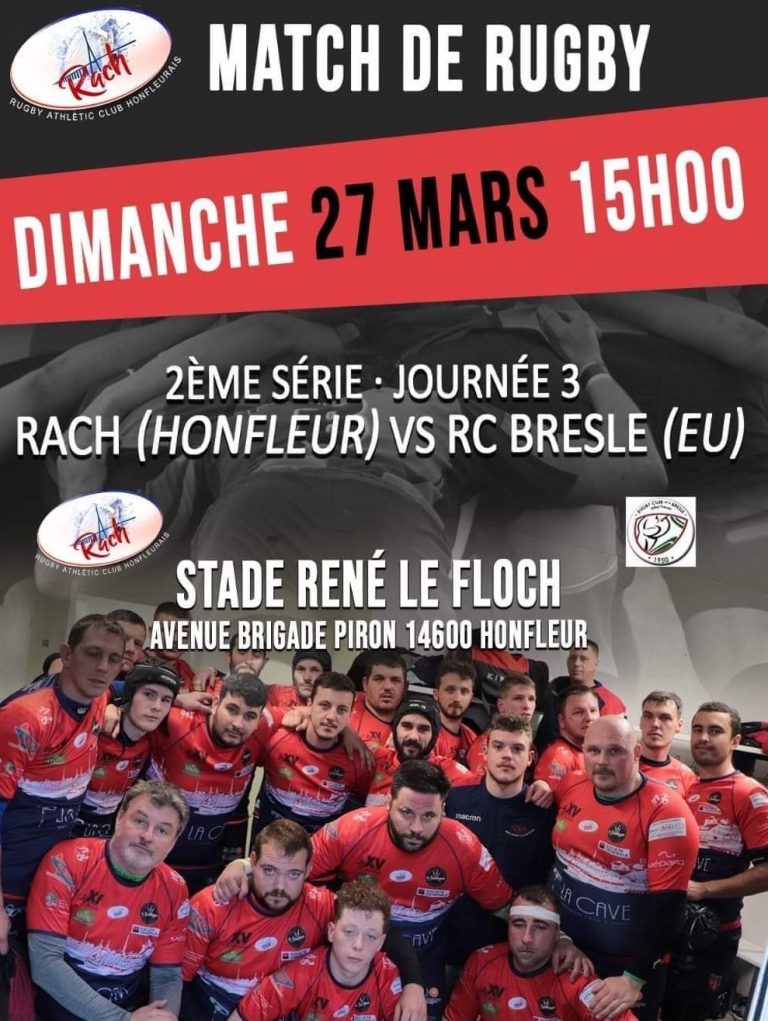 Tous au stade pour soutenir le RACH, avec pour objectif la phase finale…