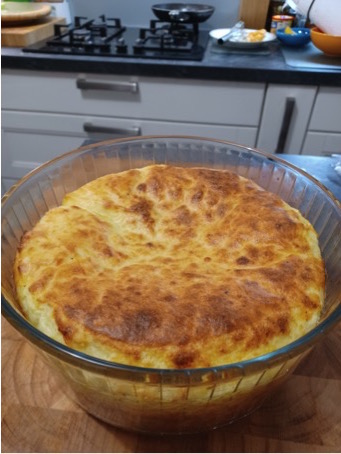 Le soufflé au Comté de Chloé…