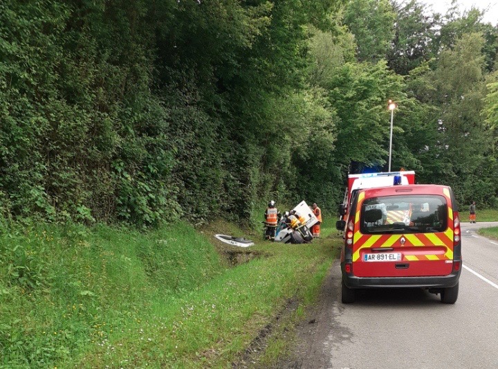 Une sortie de route fait un blessé grave à Gonneville-sur-Honfleur