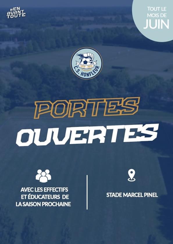 Le C.S. Honfleur Football ouvre ses portes au mois de juin…