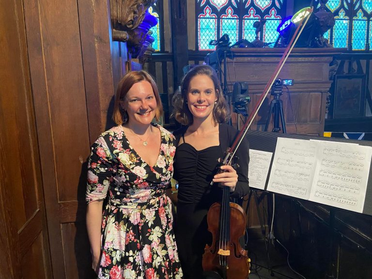 Catherine Gouillard et Amandine Guillopé en concert en l’église Sainte-Catherine…