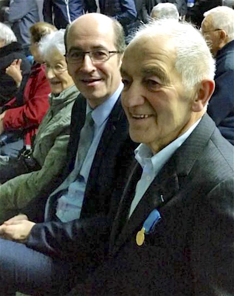 Le maire d’Ablon, Xavier Canu, rend hommage à Henri SENECAL