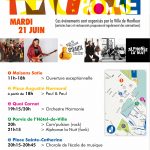 Programme Fête musique 2022