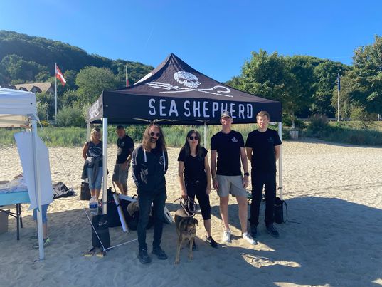 Opération de sensibilisation à la nature sur la plage du Butin