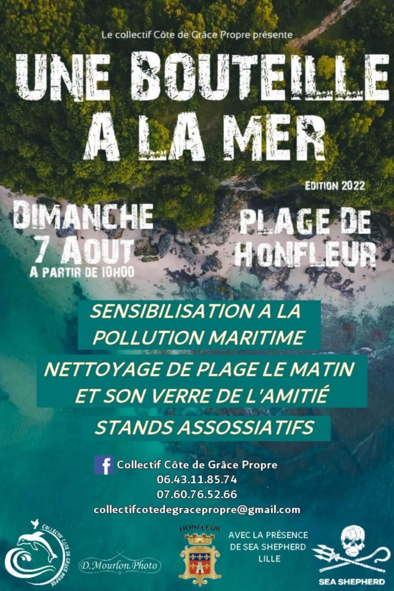 Opération plage propre en collaboration avec l’association Sea Shepherd