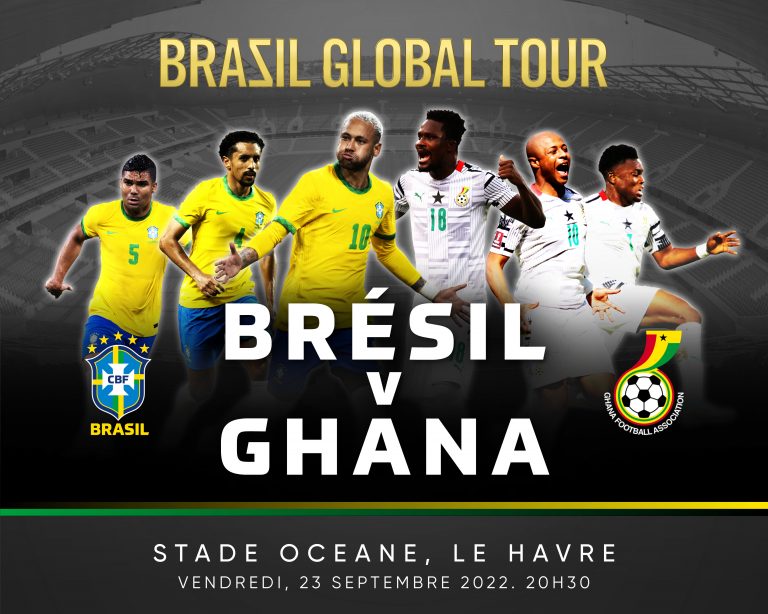 Le Stade Océane accueillera le Brésil en match préparatoire à la Coupe du Monde de la FIFA 2022