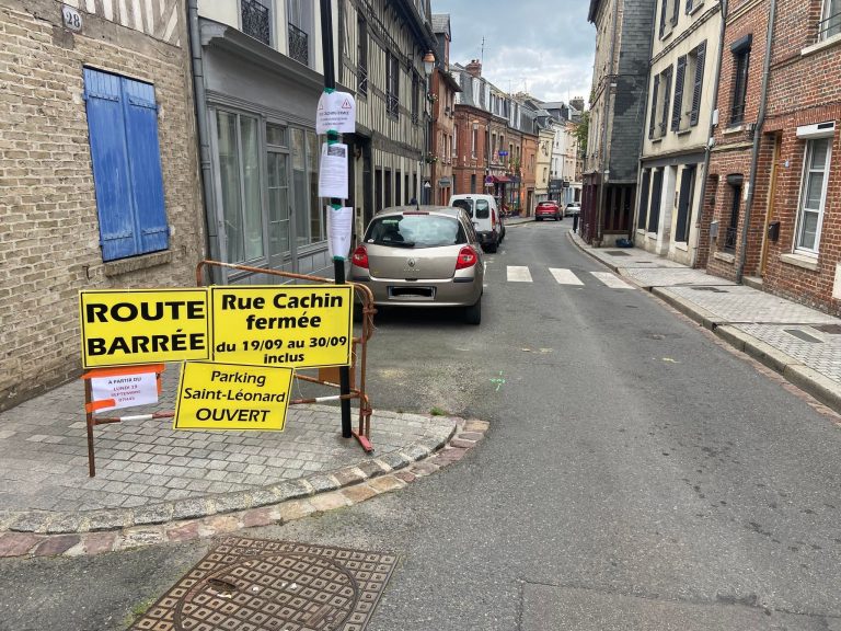 La rue Cachin fermée à la circulation pendant 2 semaines pour cause de travaux…