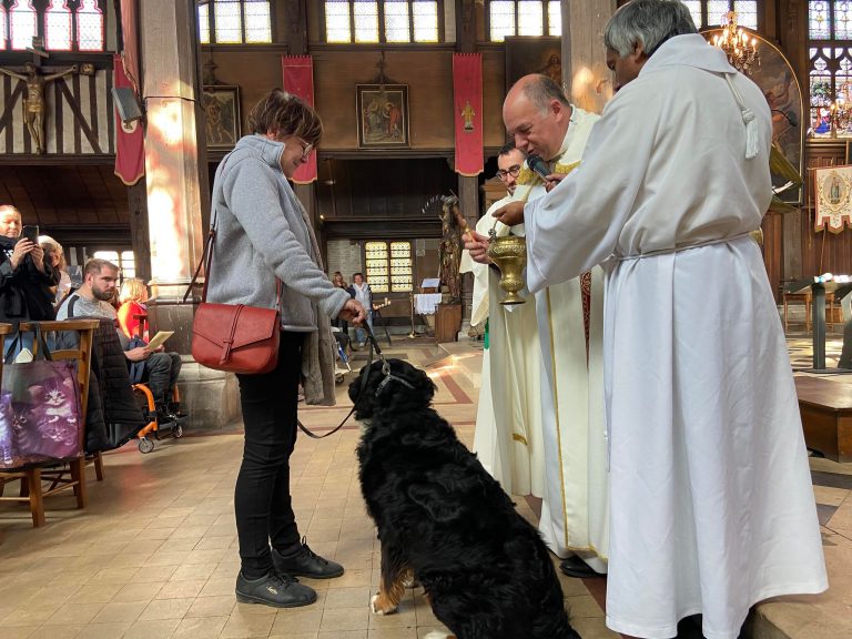 Bénédiction d’animaux de compagnie à Sainte-Catherine