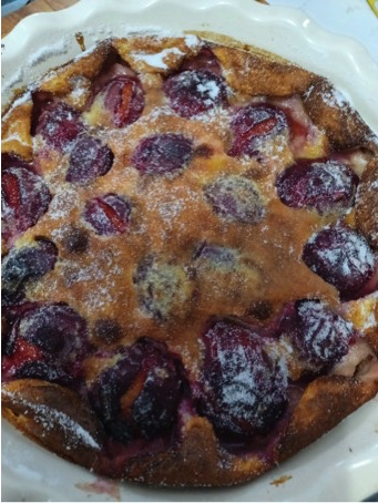 Le Clafoutis aux prunes de Danielle…