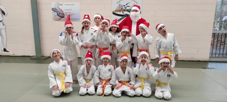 Les judokas du JCPA fêtent Noël