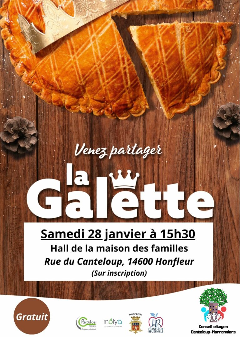 Conseil citoyen de Honfleur et galettes des rois