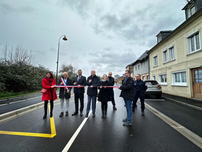 Inauguration de la fin des travaux de la rue Saint-Clair à La Rivière Saint Sauveur