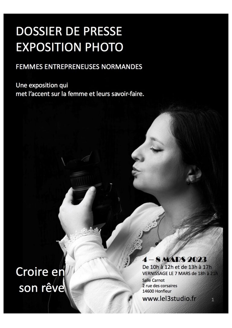 La photographe Laëtitia Le Floch expose salle Carnot « La femme entrepreneuse en Normandie »