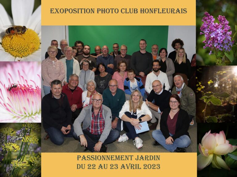 Exposition du Photo Club Honfleurais au salon « Passionnément Jardin »