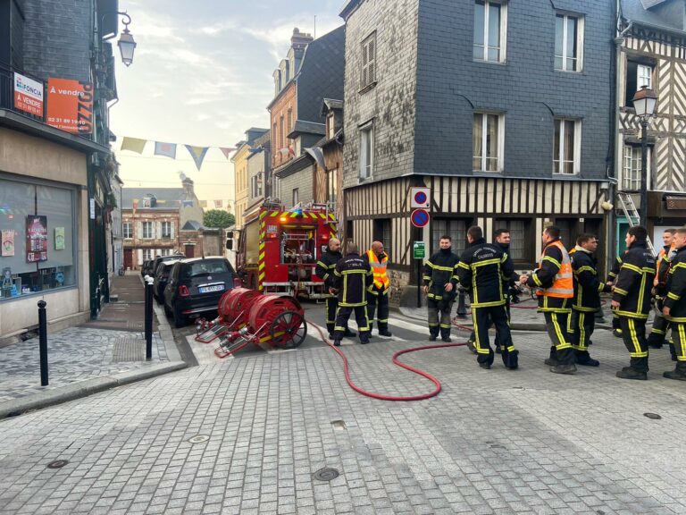 Un début d’incendie, en façade d’une habitation, vite maîtrisé, Place Saint-Léonard