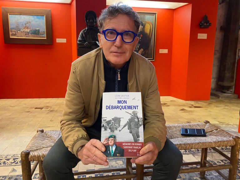 Frédéric Leterreux raconte l’histoire de Léon Gautier, le survivant du D-Day