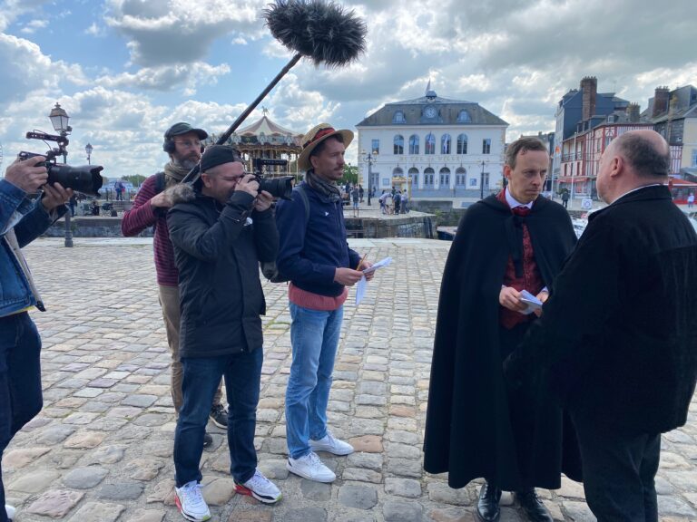 Les Mordus du Patrimoine en tournage à Honfleur