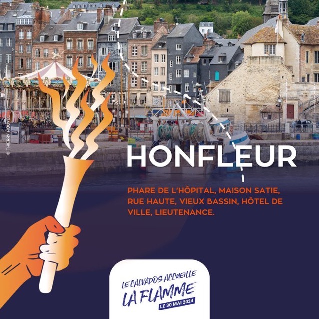 Paris 2024 : La flamme olympique passera par Honfleur….