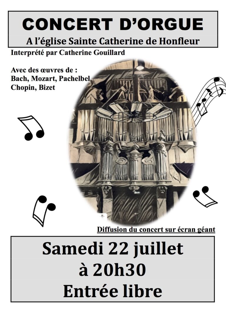Concert d’orgue en l’église Sainte-Catherine de Honfleur