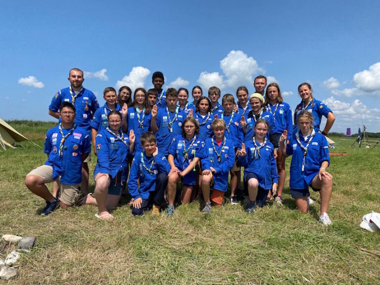 Des Scouts et Guides de France en camp d’été à Pennedepie