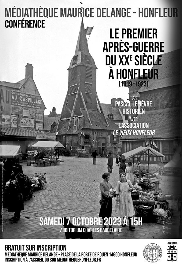 Conférence à la Médiathèque de Honfleur…