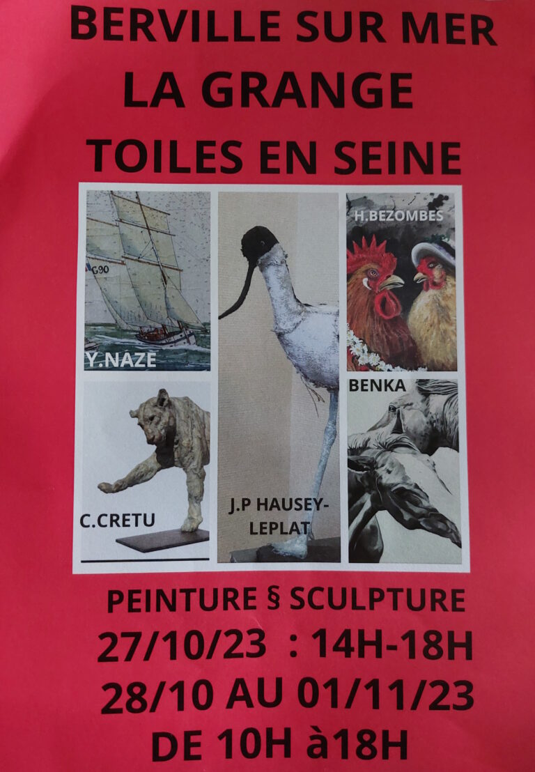 Exposition  : peintures et sculptures à Berville-sur-Mer