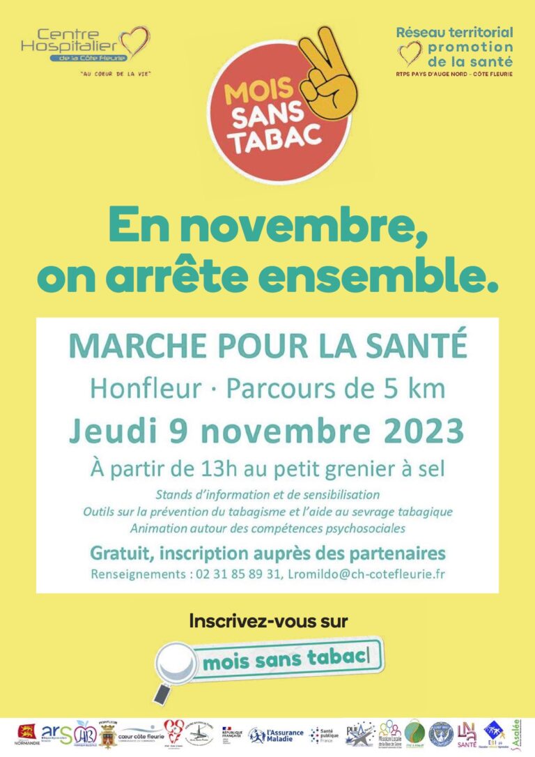 Honfleur : Un mois de novembre sans tabac, des chances d’arrêter multipliées…