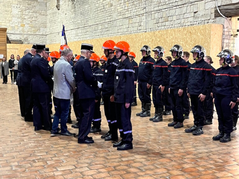 Les sapeurs-pompiers honfleurais fêtent la Sainte-Barbe