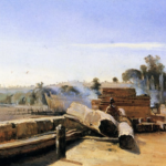Honfleur- Chantier Naval vers 1823 – Corot