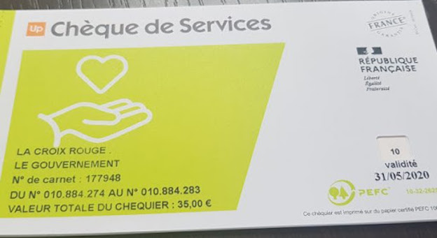 Attention aux arnaques aux faux chèques services de la Croix rouge…