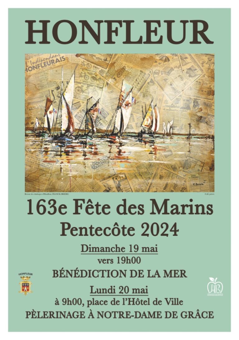 Honfleur : Programme complet de la 163ème fête des marins…