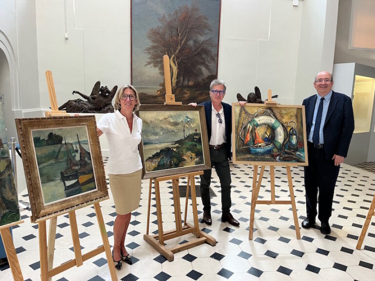 Honfleur : le peintre Gervais Leterreux entre au musée Eugène Boudin…
