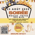 AFFICHE REPAS MOULES FRITES 2025 – copie