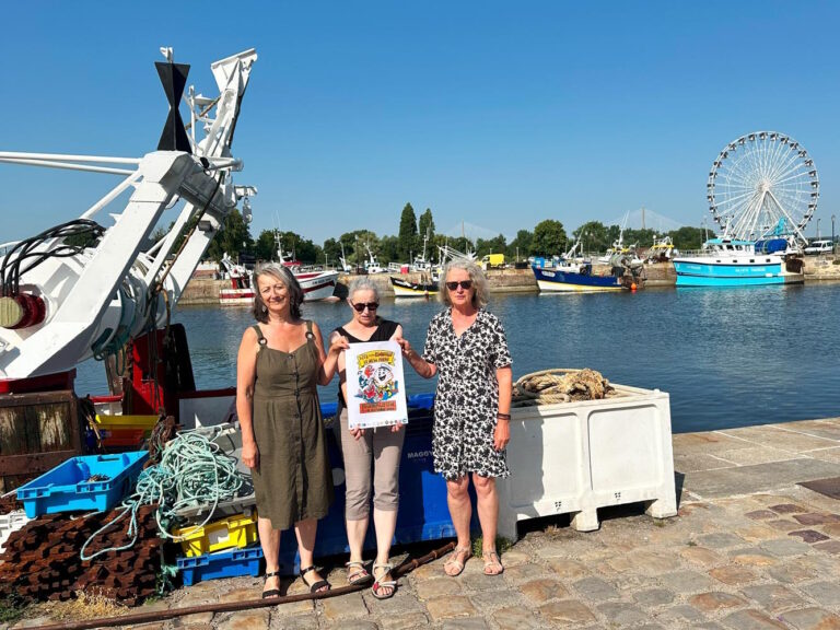 Honfleur : L’affiche de la Fête de la Coquille et de la Pêche à Honfleur est dévoilée…