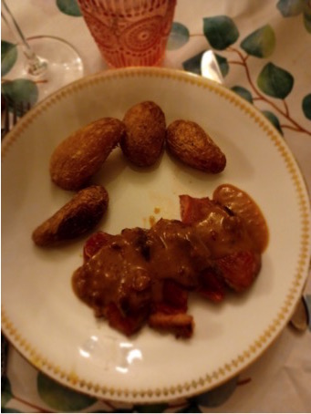 Mon magret de canard à la sauce forestière…