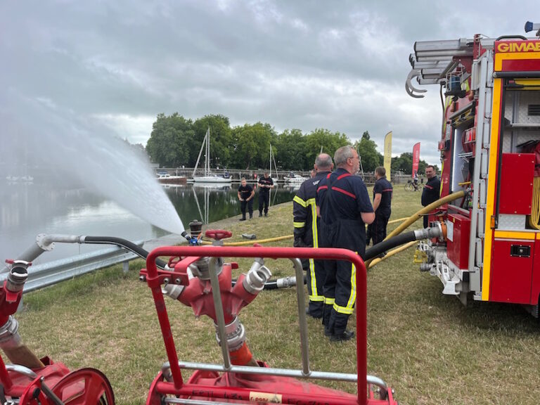 Honfleur : Manoeuvre chez les sapeurs-pompiers honfleurais