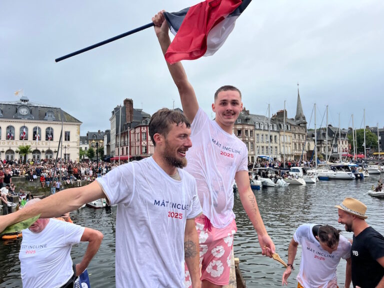 Honfleur : Mickaël Bayon s’impose dans l’épreuve du mât incliné…