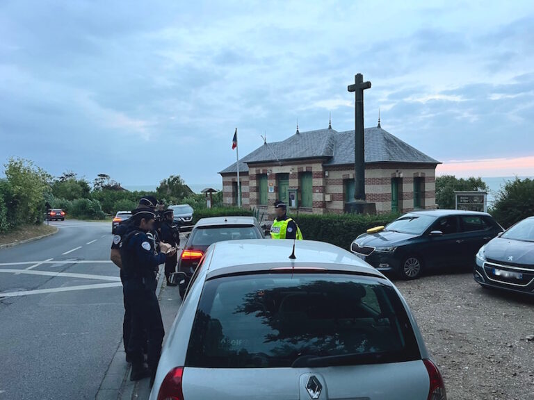 Honfleur :  Dispositif de lutte aux infractions routières aux sorties de la ville.