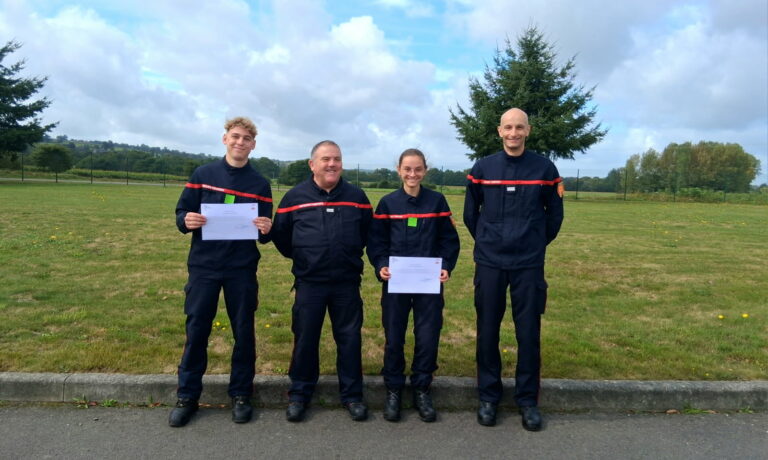 Honfleur : Deux jeunes sapeurs-pompiers deviennent opérationnels.